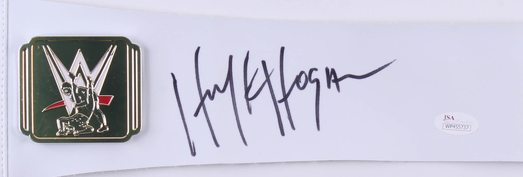 Hulk Hogan Signed WWE Championship Belt (JSA COA) at PristineAuction.com Hulk Hogan Signed WWE Championship Belt (JSA COA) at PristineAuction.com