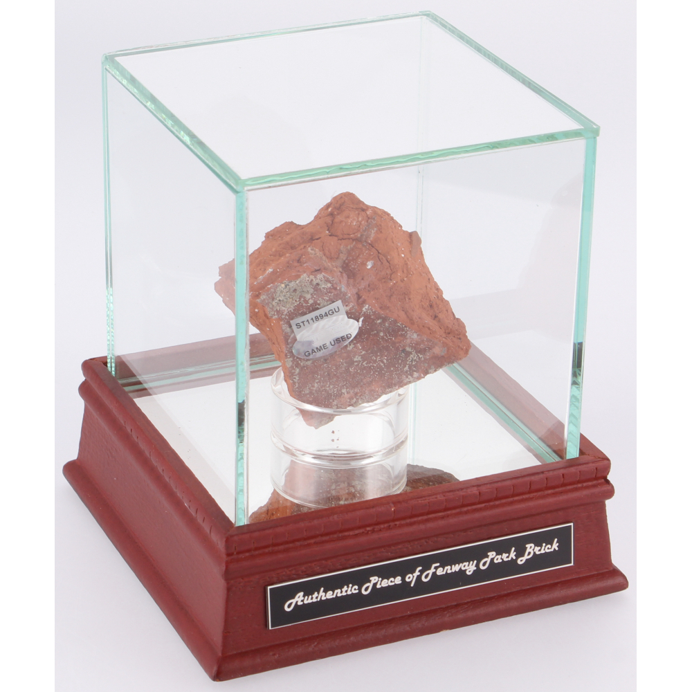 Boston Red Sox Authentic Brick From Fenway Park with Display Case