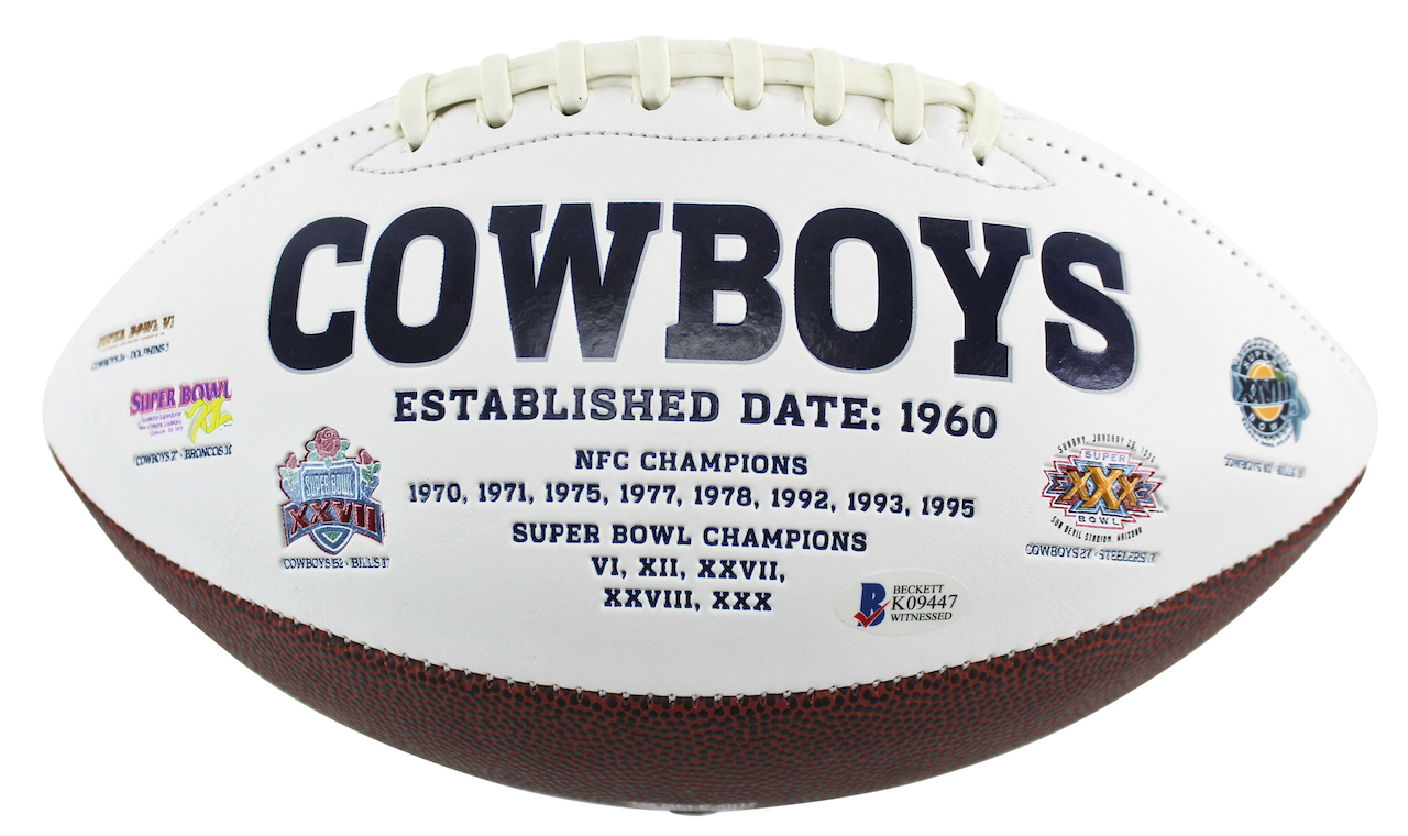 Darren Woodson Signed Cowboys Logo Football (Beckett COA) at PristineAuction.com Darren Woodson Signed Cowboys Logo Football (Beckett COA) at PristineAuction.com