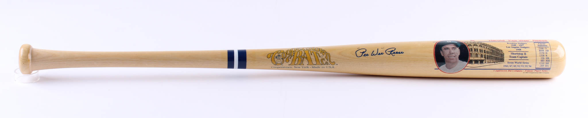 Pee Wee Reese Signed Commemorative Cooperstown Baseball Bat (PSA COA) at PristineAuction.com Pee Wee Reese Signed Commemorative Cooperstown Baseball Bat (PSA COA) at PristineAuction.com