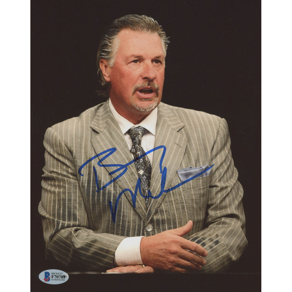 Barry Melrose Signed 8x10 Photo (Beckett COA) | Pristine Auction