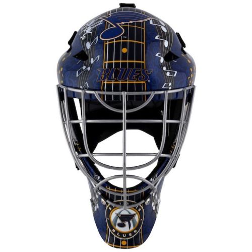 Martin Brodeur Signed St. Louis Blues Full-Size Goalie Mask (Fanatics Hologram) at PristineAuction.com Martin Brodeur Signed St. Louis Blues Full-Size Goalie Mask (Fanatics Hologram) at PristineAuction.com