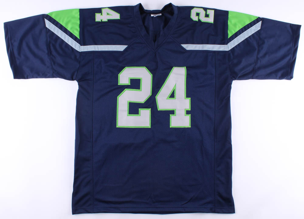 Marshawn Lynch Signed Seahawks Jersey (Beckett Hologram) at PristineAuction.com Marshawn Lynch Signed Seahawks Jersey (Beckett Hologram) at PristineAuction.com