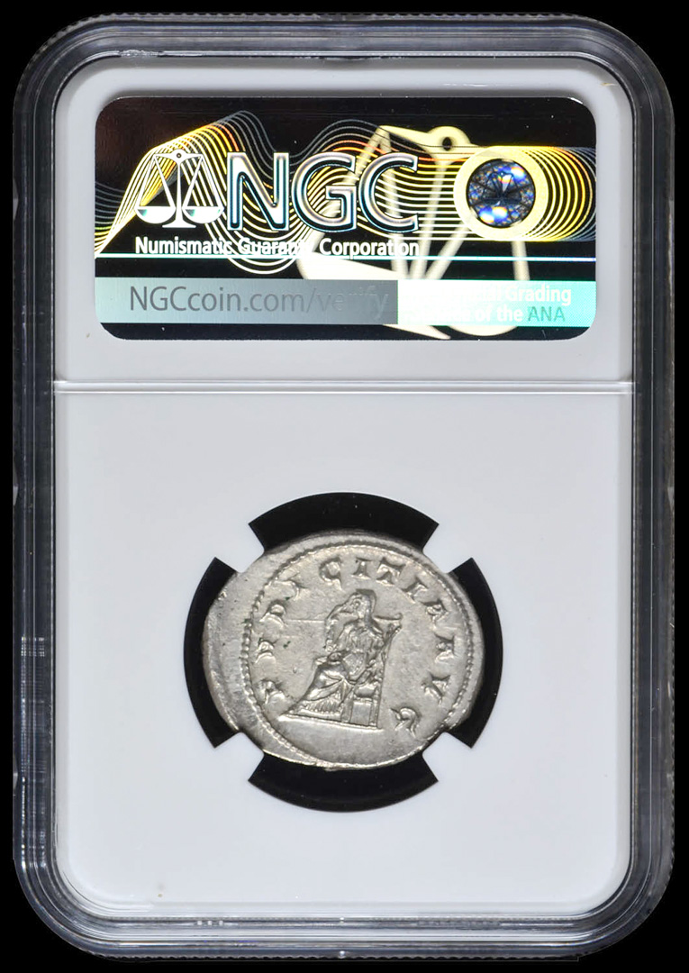 244-49 AD Roman Empire Otacilia Severa AR (Silver) Double-Denarius (5.45g) rv Pudicitia Standing (NGC MS) Strike: 5/5, Surface: 3/5 at PristineAuction.com 244-49 AD Roman Empire Otacilia Severa AR (Silver) Double-Denarius (5.45g) rv Pudicitia Standing (NGC MS) Strike: 5/5, Surface: 3/5 at PristineAuction.com
