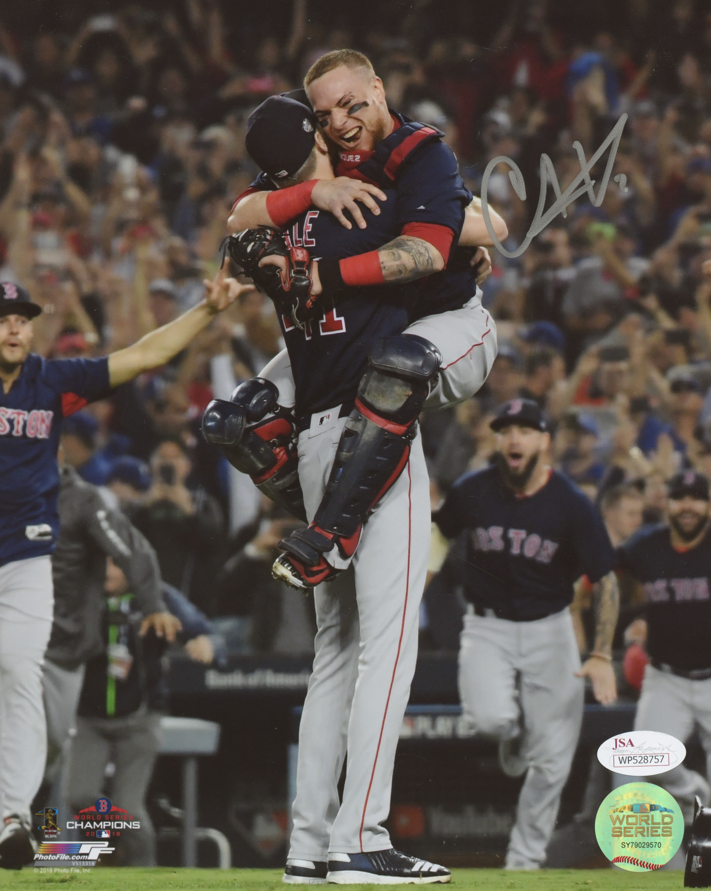 Christian Vazquez Signed Red Sox 8x10 Photo (JSA COA) at PristineAuction.com Christian Vazquez Signed Red Sox 8x10 Photo (JSA COA) at PristineAuction.com