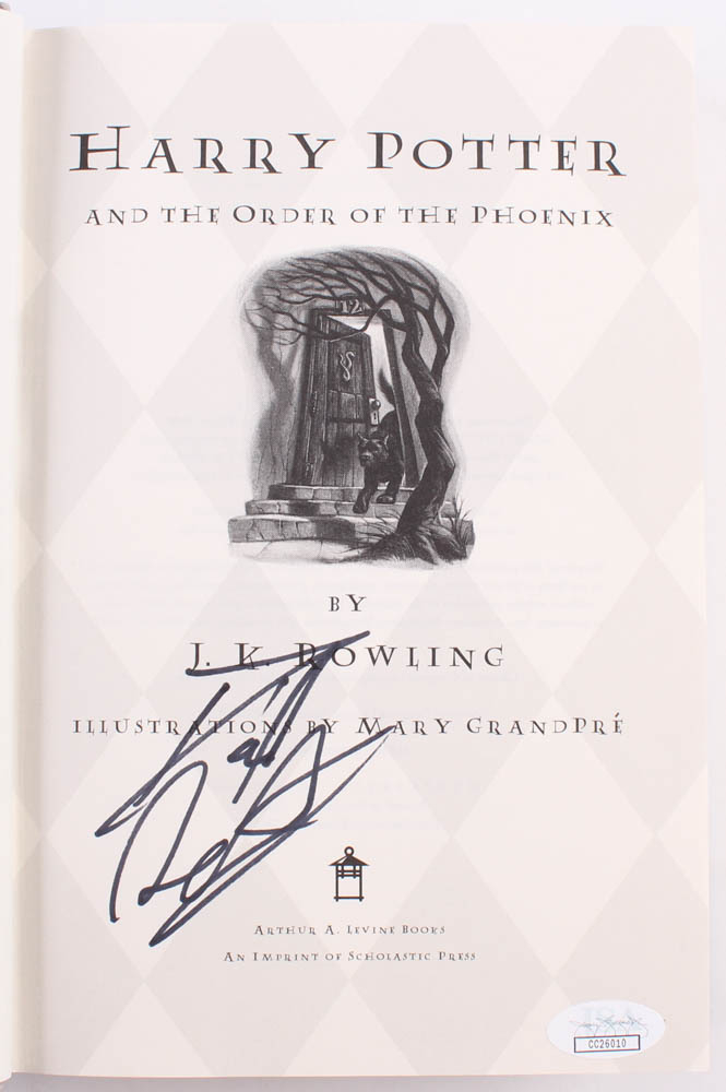 Daniel Radcliffe Signed "Harry Potter and the Order of the Phoenix
