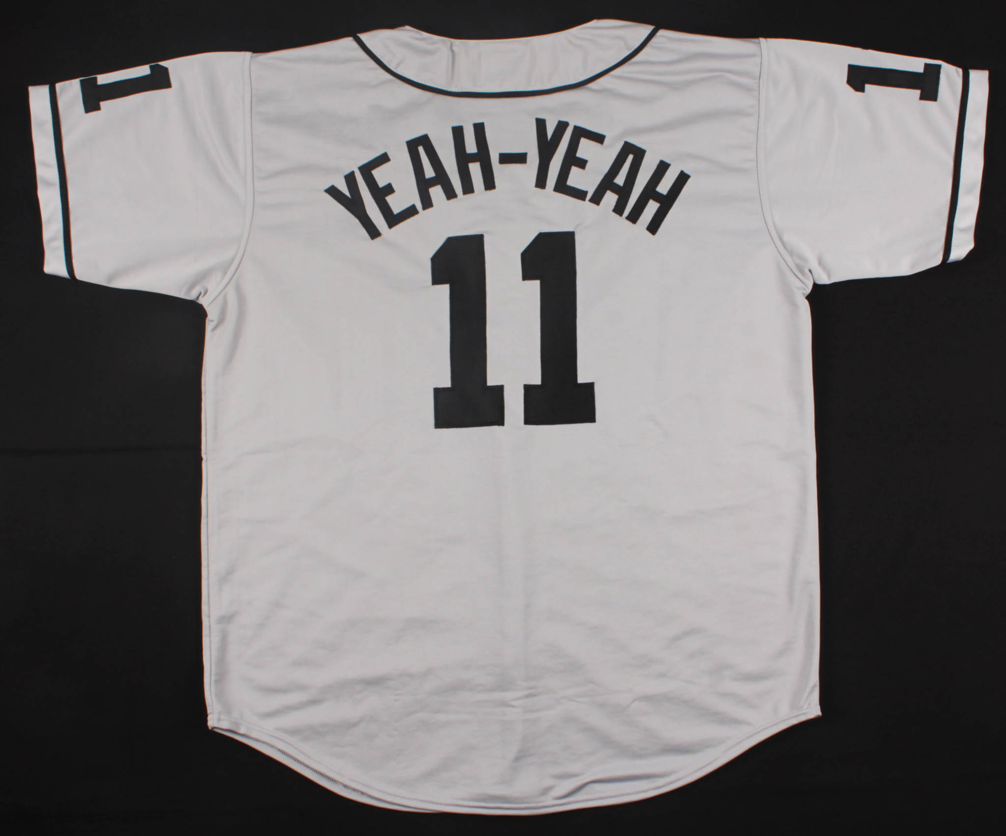 "The Sandlot" Yeah-Yeah Jersey signed by (6) with Tom Guiry, Chauncey Leopardi, Marty York, Shane Obedzinski (Fiterman Hologram) at PristineAuction.com "The Sandlot" Yeah-Yeah Jersey signed by (6) with Tom Guiry, Chauncey Leopardi, Marty York, Shane Obedzinski (Fiterman Hologram) at PristineAuction.com