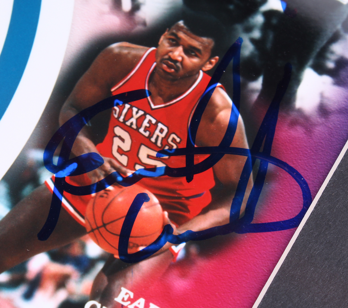 1983 NBA Champion 76ers Signed 17x23.5 Custom Framed Photo Display Team-Signed by (9) with Julius Erving, Moses Malone, Maurice Cheeks, Bobby Jones, Clint Richardson (TriStar Hologram & JSA ALOA) at PristineAuction.com 1983 NBA Champion 76ers Signed 17x23.5 Custom Framed Photo Display Team-Signed by (9) with Julius Erving, Moses Malone, Maurice Cheeks, Bobby Jones, Clint Richardson (TriStar Hologram & JSA ALOA) at PristineAuction.com