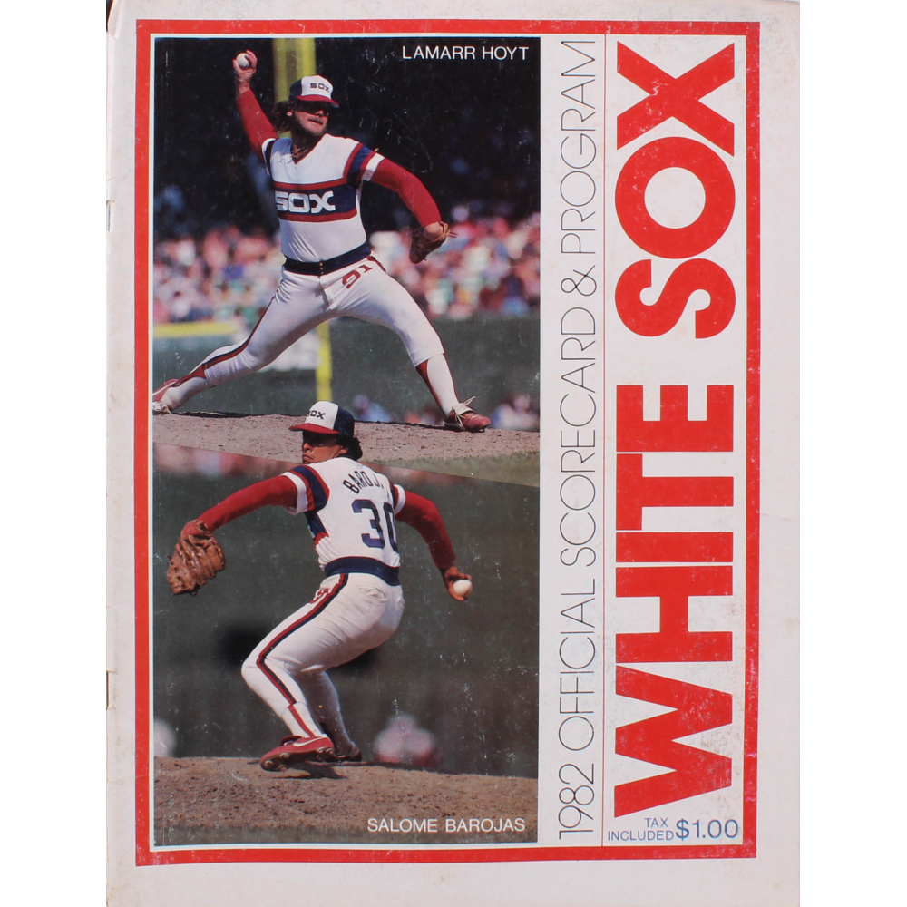 Vintage 1982 White Sox Official Scorecard &amp; Program Magazine | Pristine ...