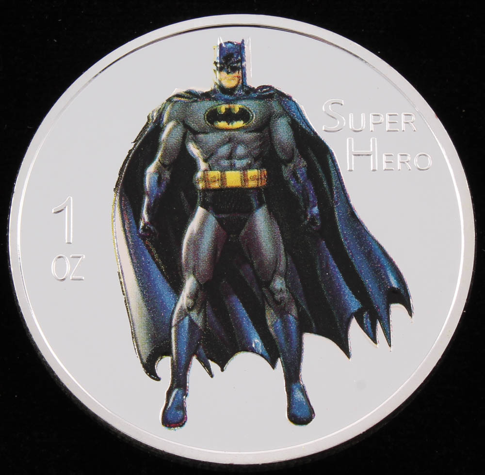 2014 1 Ounce Silver Batman Coin at PristineAuction.com 2014 1 Ounce Silver Batman Coin at PristineAuction.com