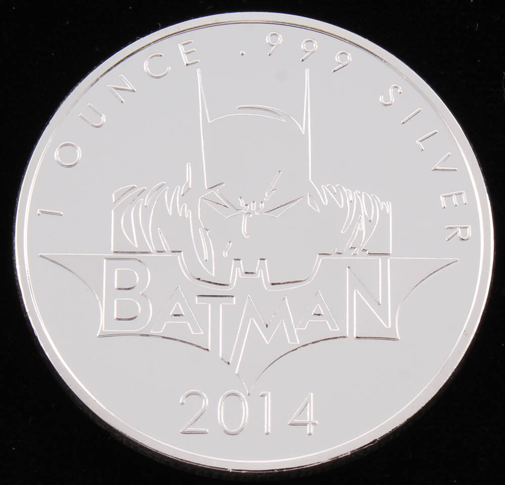 2014 1 Ounce Silver Batman Coin at PristineAuction.com 2014 1 Ounce Silver Batman Coin at PristineAuction.com