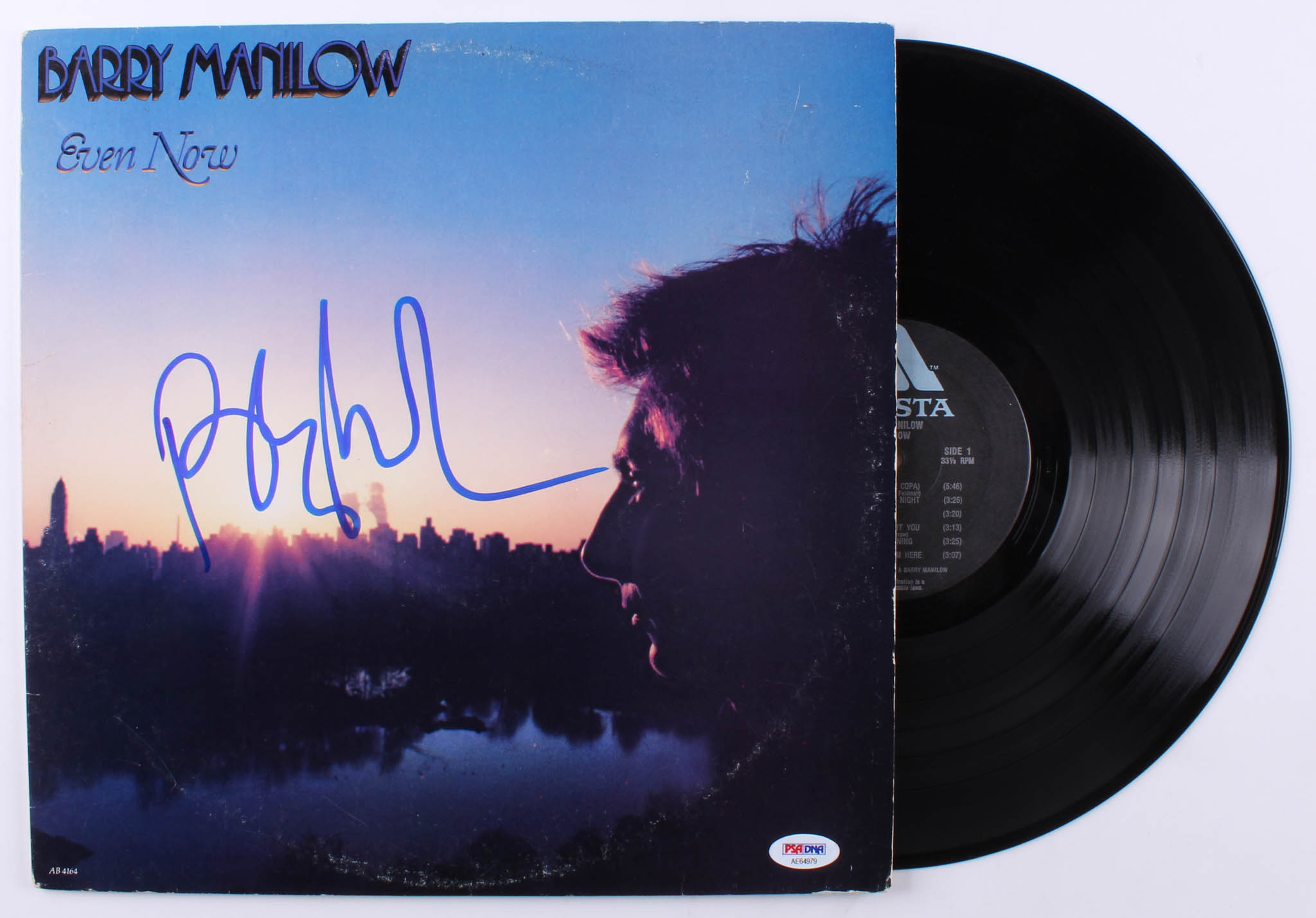Barry Manilow Signed "Even Now" Vinyl Record Album (PSA COA) at PristineAuction.com Barry Manilow Signed "Even Now" Vinyl Record Album (PSA COA) at PristineAuction.com
