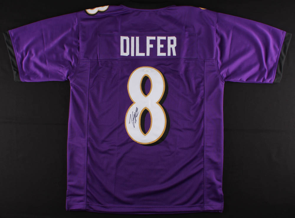 Trent Dilfer Signed Ravens Jersey (JSA COA) at PristineAuction.com Trent Dilfer Signed Ravens Jersey (JSA COA) at PristineAuction.com