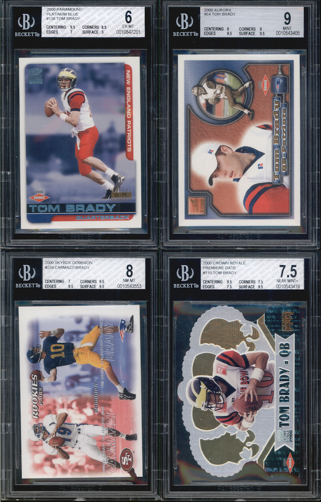 “The Brady Box” TOM BRADY Mystery Box – (20) Cards + a PSA 10 or Graded RC! at PristineAuction.com “The Brady Box” TOM BRADY Mystery Box – (20) Cards + a PSA 10 or Graded RC! at PristineAuction.com