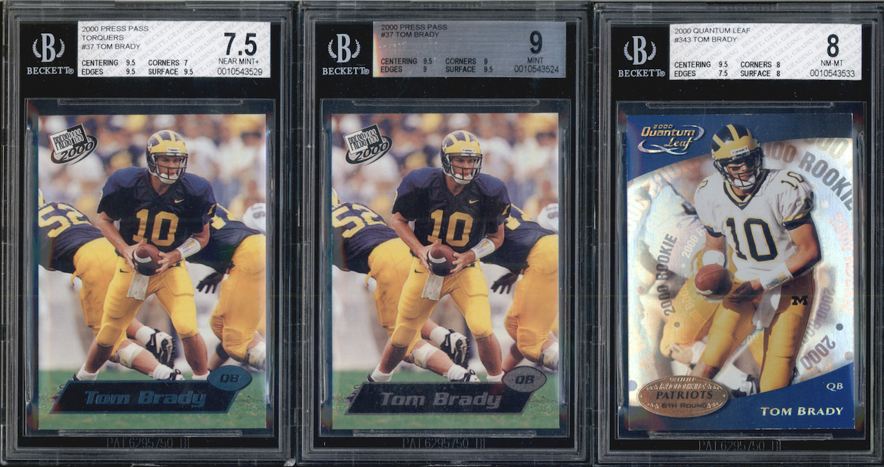“The Brady Box” TOM BRADY Mystery Box – (20) Cards + a PSA 10 or Graded RC! at PristineAuction.com “The Brady Box” TOM BRADY Mystery Box – (20) Cards + a PSA 10 or Graded RC! at PristineAuction.com