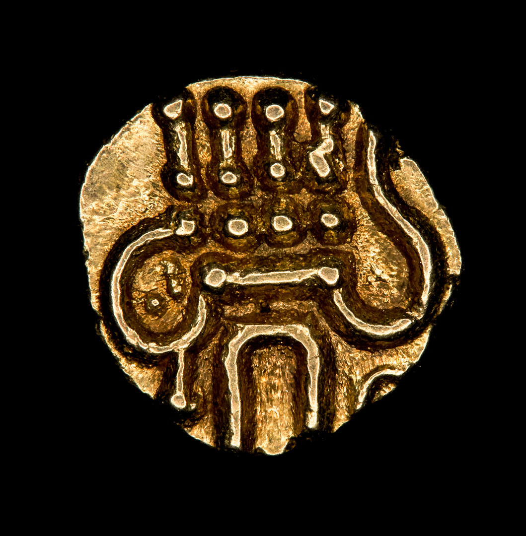 AD 1700-1830 India Gold Fanam Ancient Gold Coin at PristineAuction.com AD 1700-1830 India Gold Fanam Ancient Gold Coin at PristineAuction.com