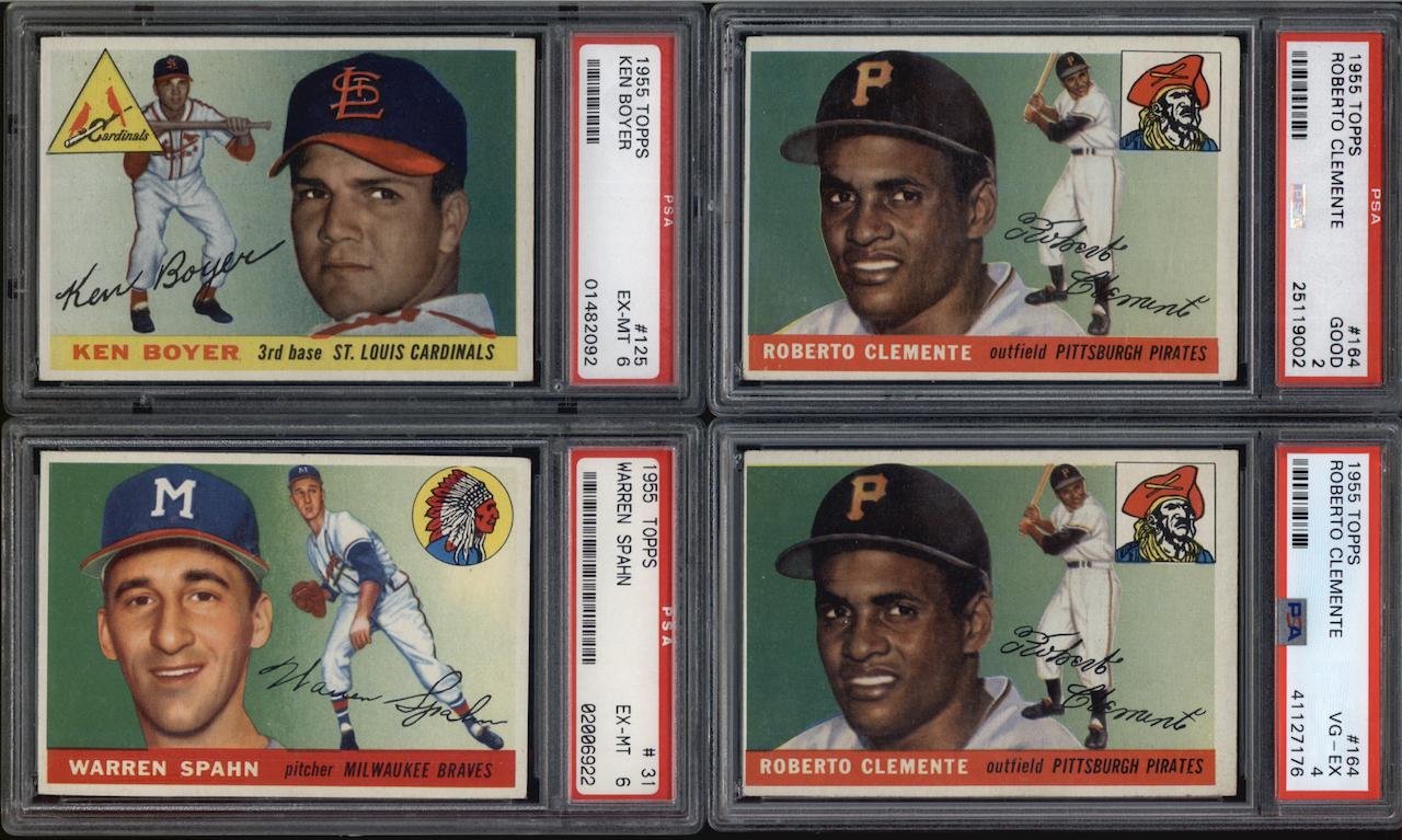 “1955 Topps Baseball SUPER PACK” - Mystery Box - (3) Cards Per Pack! PSA & SGC Graded! at PristineAuction.com “1955 Topps Baseball SUPER PACK” - Mystery Box - (3) Cards Per Pack! PSA & SGC Graded! at PristineAuction.com