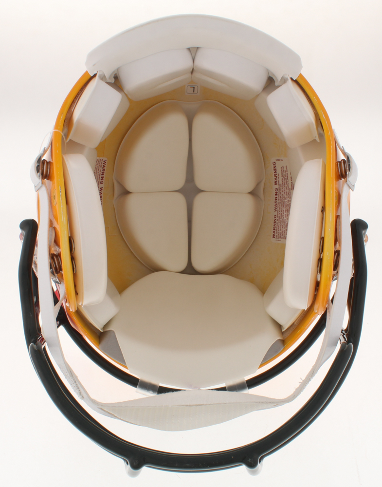 Aaron Rodgers Signed Packers Authentic On-Field Full-Size Helmet Inscribed "XLV MVP" (Fanatics Hologram) at PristineAuction.com Aaron Rodgers Signed Packers Authentic On-Field Full-Size Helmet Inscribed "XLV MVP" (Fanatics Hologram) at PristineAuction.com