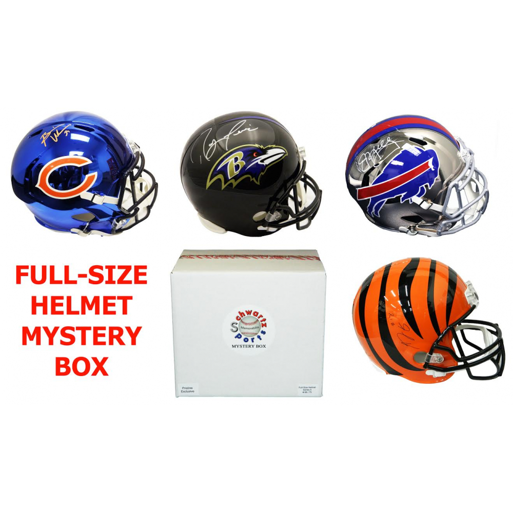 Schwartz Sports Football Superstar Signed FullSize Football Helmet