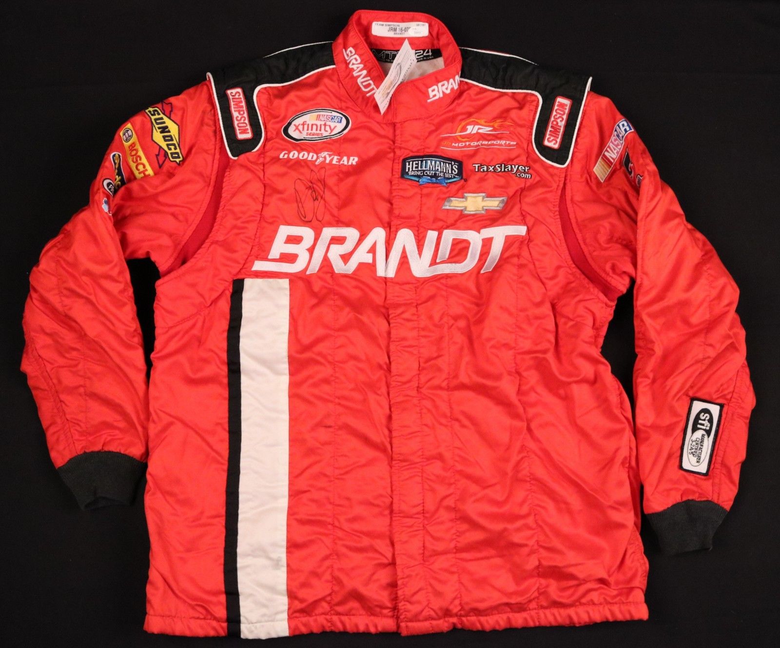 Dale Earnhardt Jr. Signed Nascar Team Simpson Crew Suit Jacket (JSA LOA) at PristineAuction.com Dale Earnhardt Jr. Signed Nascar Team Simpson Crew Suit Jacket (JSA LOA) at PristineAuction.com