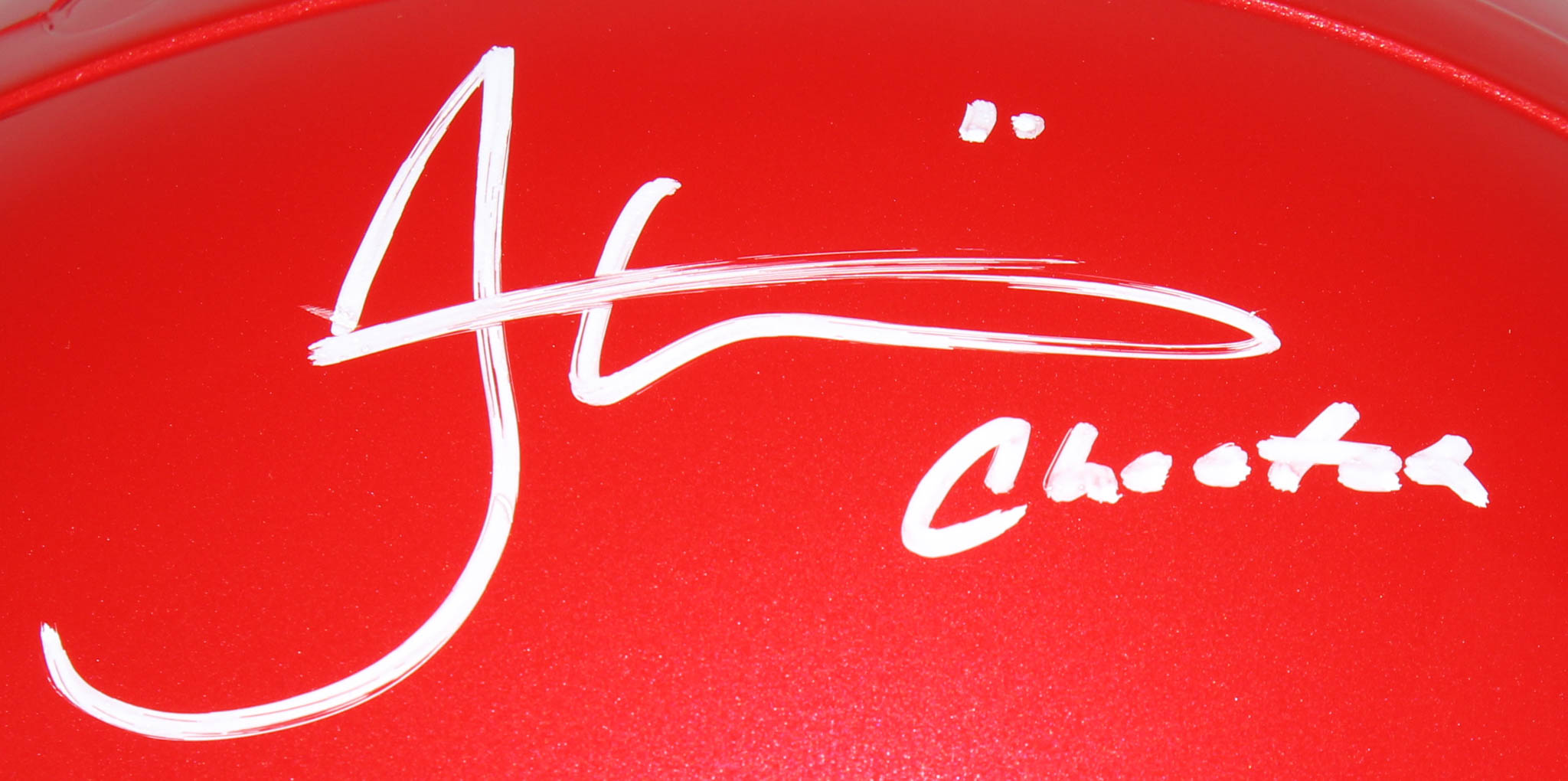Tyreek Hill Signed Chiefs Full-Size Helmet Inscribed "Cheetah" (JSA COA) at PristineAuction.com Tyreek Hill Signed Chiefs Full-Size Helmet Inscribed "Cheetah" (JSA COA) at PristineAuction.com