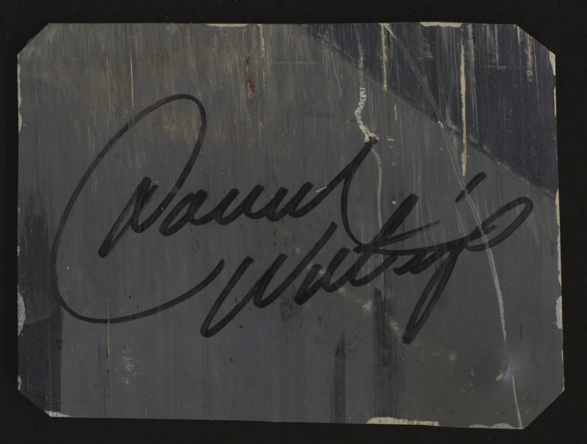 Darrell Waltrip's Signed NASCAR Race-Used Sheetmetal (PA LOA) at PristineAuction.com Darrell Waltrip's Signed NASCAR Race-Used Sheetmetal (PA LOA) at PristineAuction.com