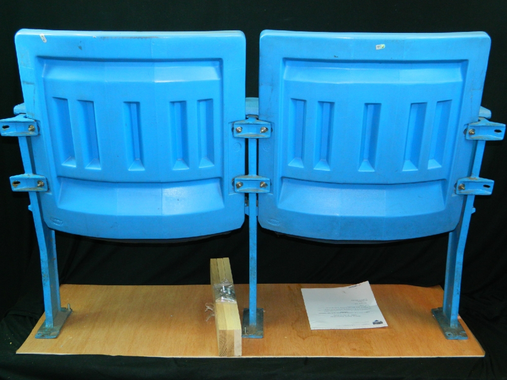 Pair of Original Yankee Stadium Padded Seats 14 & 15 (Steiner LOA