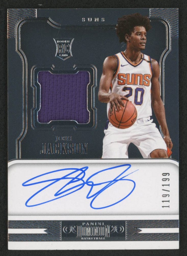 2017-18 Panini Dominion #156 Josh Jackson JSY AU / 199