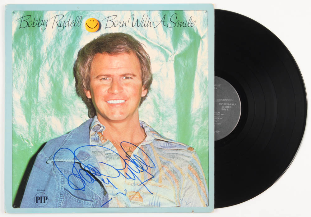 Bobby Rydell Signed "Born With A Smile" Vinyl Record Album (Beckett ...