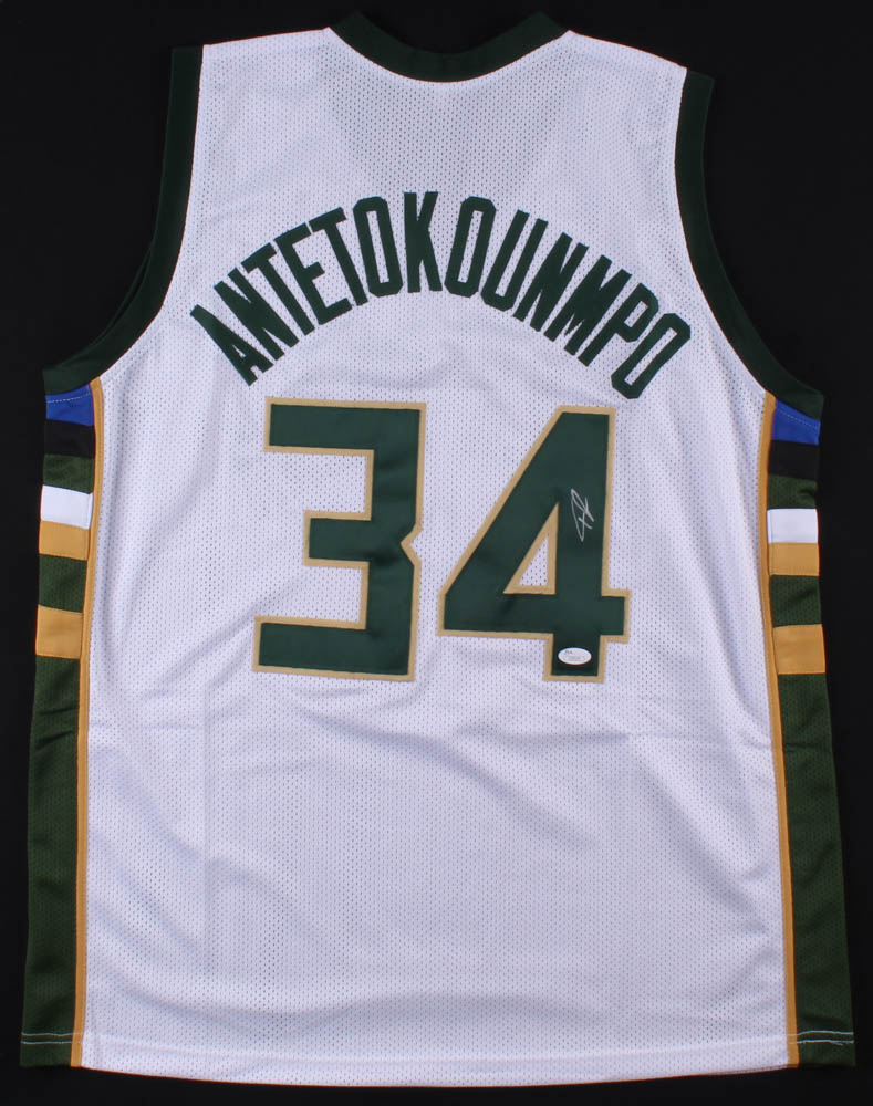 Giannis Antetokounmpo Signed Bucks "Greek Freak" Jersey (JSA COA) at PristineAuction.com Giannis Antetokounmpo Signed Bucks "Greek Freak" Jersey (JSA COA) at PristineAuction.com