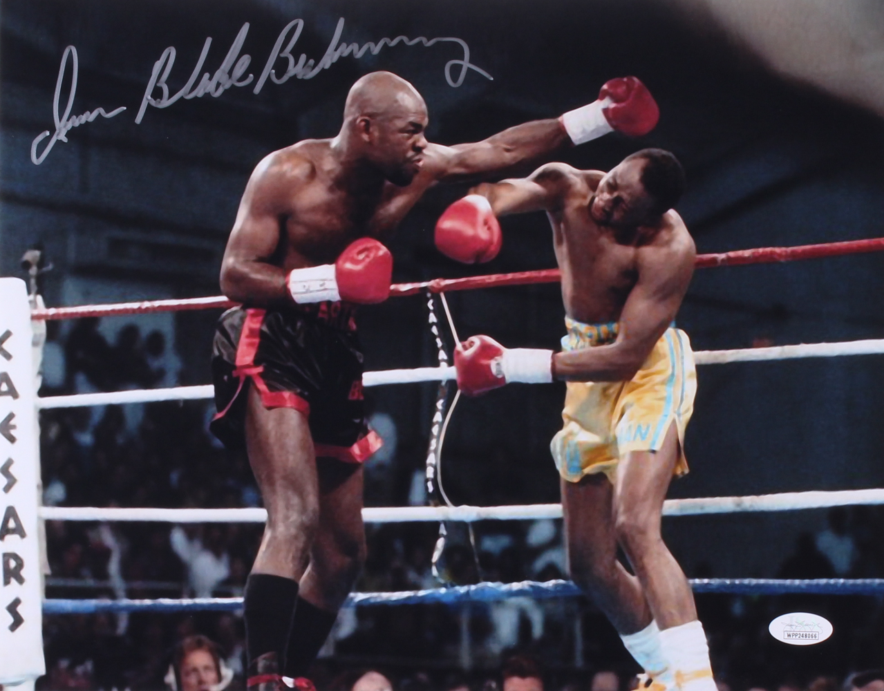 Iran Barkley Signed 11x14 Photo Inscribed "Blade" (JSA COA) at PristineAuction.com Iran Barkley Signed 11x14 Photo Inscribed "Blade" (JSA COA) at PristineAuction.com