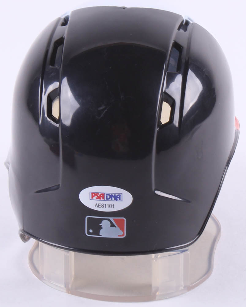 Frank Robinson & Cal Ripken Jr. Signed Orioles Mini-Batting Helmet Inscribed "1966 MVP" With Display Case (PSA LOA) at PristineAuction.com Frank Robinson & Cal Ripken Jr. Signed Orioles Mini-Batting Helmet Inscribed "1966 MVP" With Display Case (PSA LOA) at PristineAuction.com