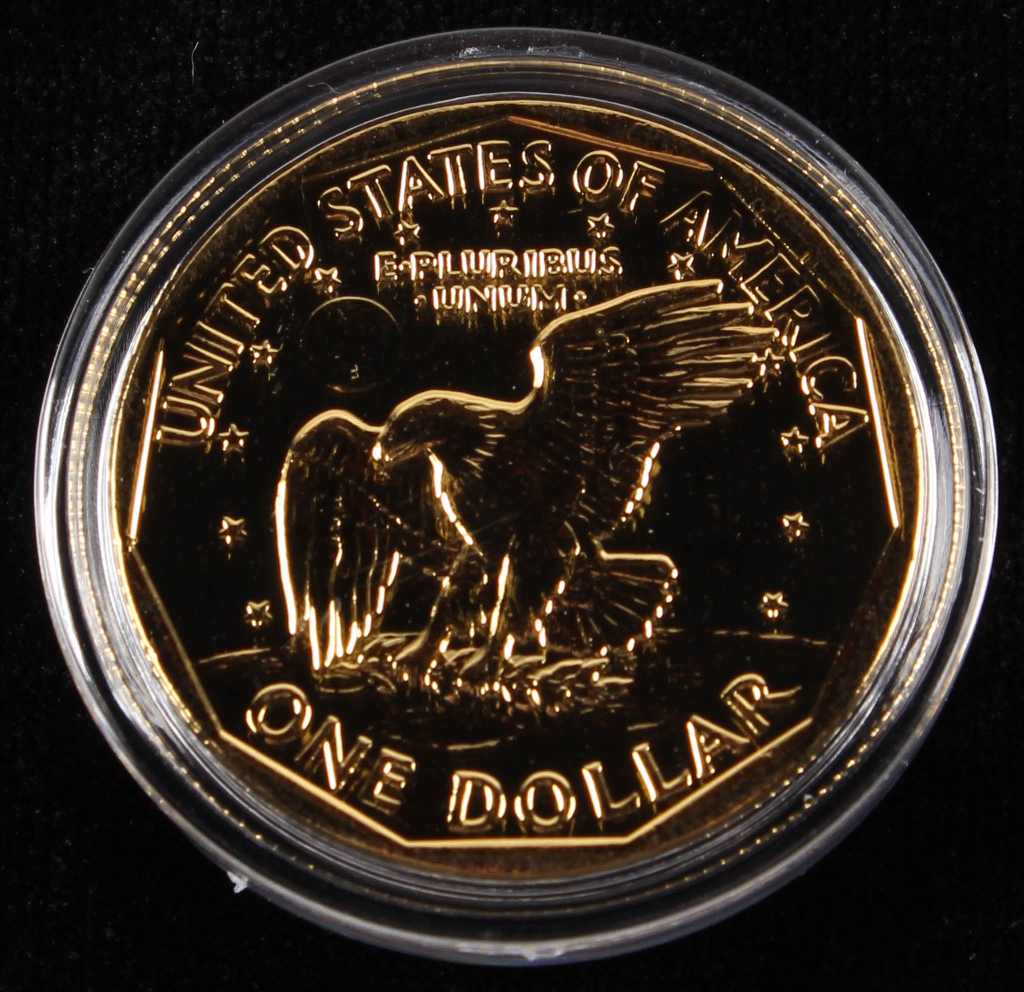 Merrick Mint 24KT Gold Plated 1979 $1 One Dollar Coin at PristineAuction.com Merrick Mint 24KT Gold Plated 1979 $1 One Dollar Coin at PristineAuction.com