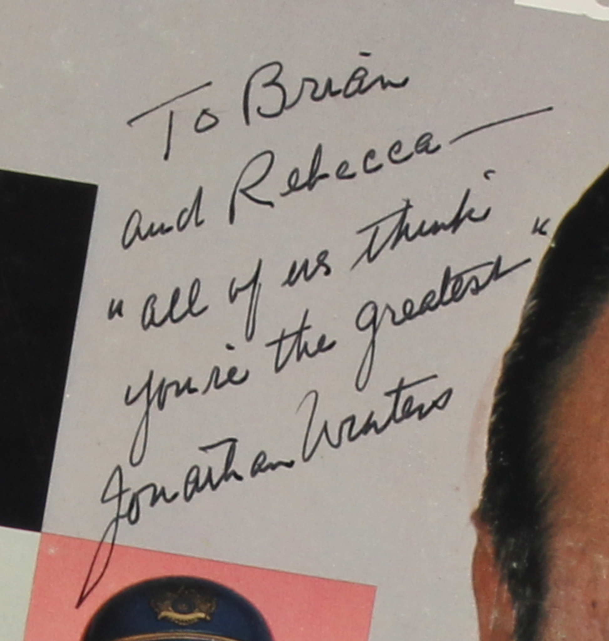 Jonathan Winters Signed "Jonathan Winters and Friends: Laugh...Live" Vinyl Record Album Inscribed "All of Us Think You're the Greatest" (JSA COA) at PristineAuction.com Jonathan Winters Signed "Jonathan Winters and Friends: Laugh...Live" Vinyl Record Album Inscribed "All of Us Think You're the Greatest" (JSA COA) at PristineAuction.com