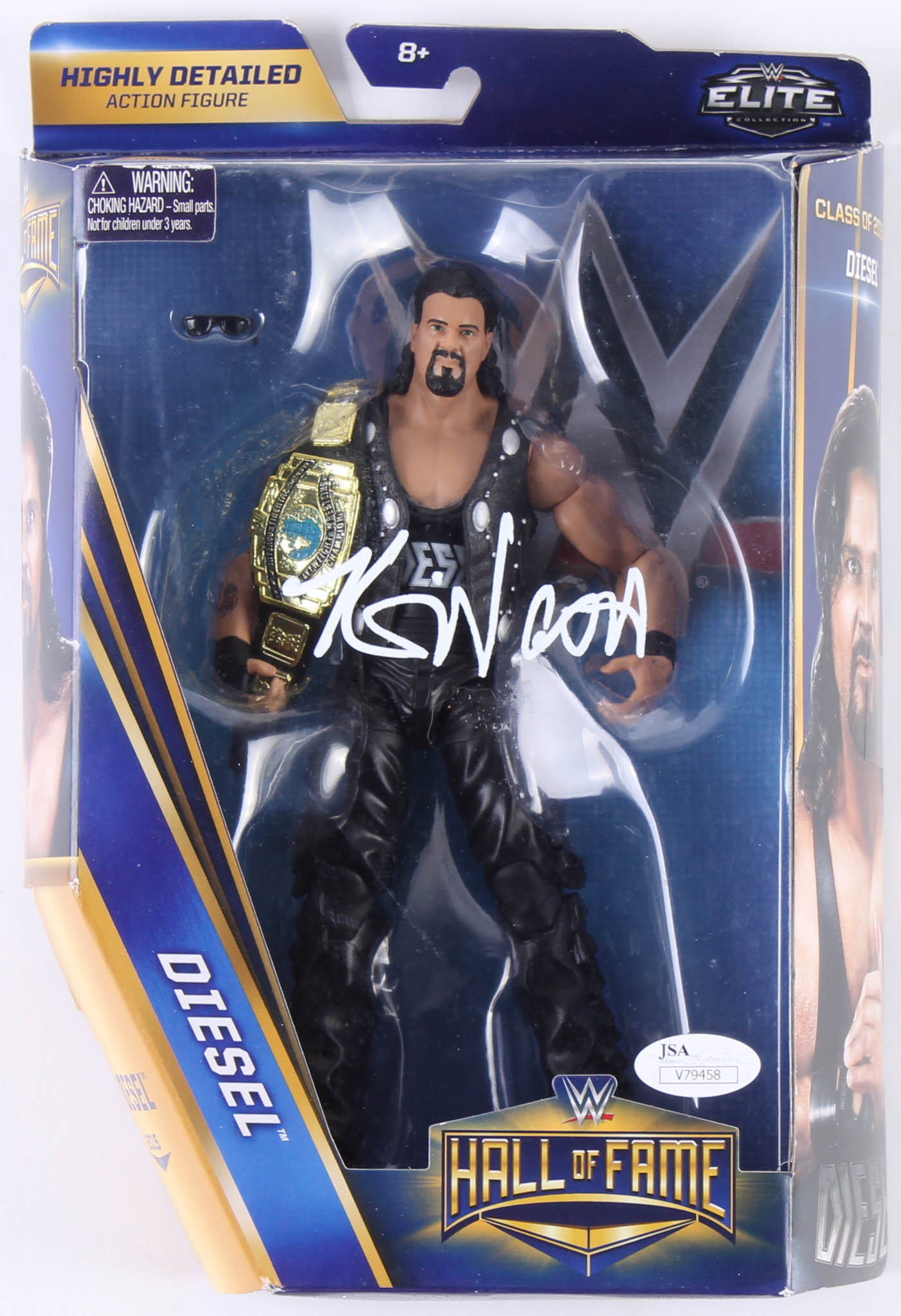 Kevin Nash Signed WWE Diesel Hall of Fame Class of 2015 Action Figure ...