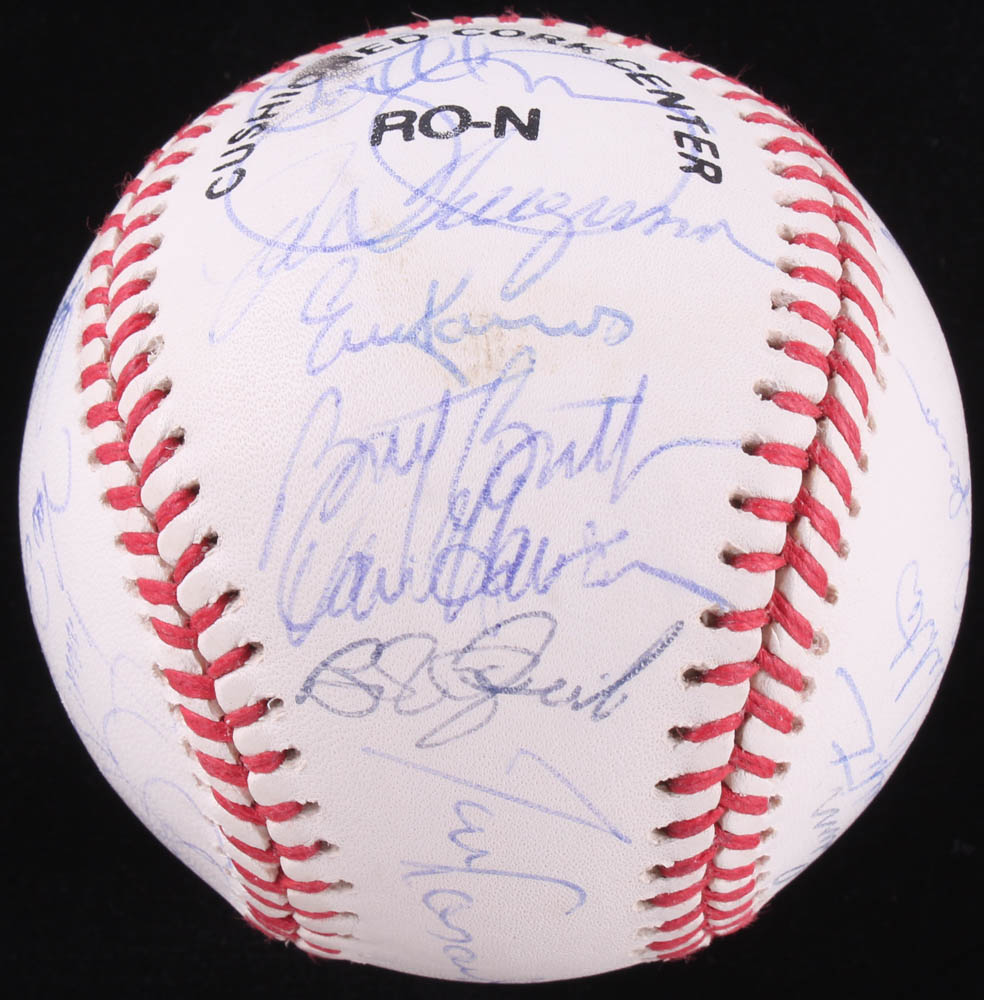 1992 Los Angeles Dodgers Team-Signed ONL Baseball Signed by (30) with Darryl Strawberry, Eric Karros, Orel Hershiser, Tim Crews, and Tommy Lasorda with High-Quality Display Case (PSA LOA) at PristineAuction.com 1992 Los Angeles Dodgers Team-Signed ONL Baseball Signed by (30) with Darryl Strawberry, Eric Karros, Orel Hershiser, Tim Crews, and Tommy Lasorda with High-Quality Display Case (PSA LOA) at PristineAuction.com