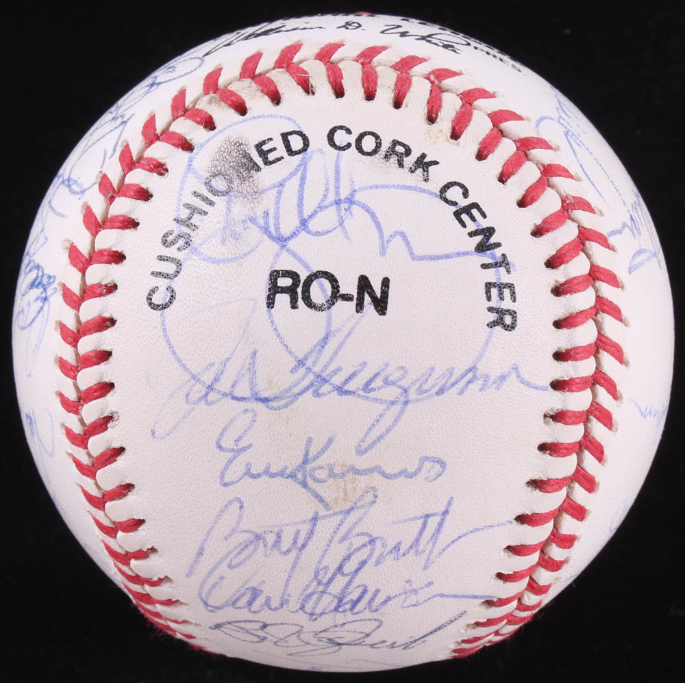 1992 Los Angeles Dodgers Team-Signed ONL Baseball Signed by (30) with Darryl Strawberry, Eric Karros, Orel Hershiser, Tim Crews, and Tommy Lasorda with High-Quality Display Case (PSA LOA) at PristineAuction.com 1992 Los Angeles Dodgers Team-Signed ONL Baseball Signed by (30) with Darryl Strawberry, Eric Karros, Orel Hershiser, Tim Crews, and Tommy Lasorda with High-Quality Display Case (PSA LOA) at PristineAuction.com