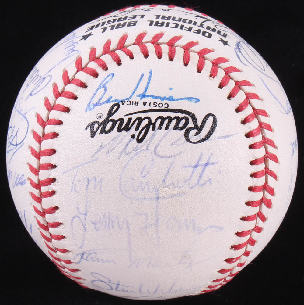 1992 Los Angeles Dodgers Team-Signed ONL Baseball Signed by (30) with Darryl Strawberry, Eric Karros, Orel Hershiser, Tim Crews, and Tommy Lasorda with High-Quality Display Case (PSA LOA) at PristineAuction.com 1992 Los Angeles Dodgers Team-Signed ONL Baseball Signed by (30) with Darryl Strawberry, Eric Karros, Orel Hershiser, Tim Crews, and Tommy Lasorda with High-Quality Display Case (PSA LOA) at PristineAuction.com