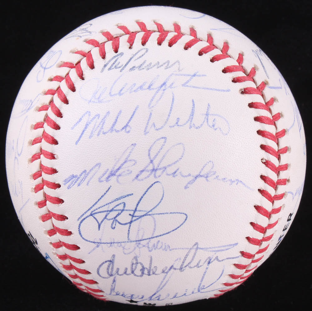 1992 Los Angeles Dodgers Team-Signed ONL Baseball Signed by (30) with Darryl Strawberry, Eric Karros, Orel Hershiser, Tim Crews, and Tommy Lasorda with High-Quality Display Case (PSA LOA) at PristineAuction.com 1992 Los Angeles Dodgers Team-Signed ONL Baseball Signed by (30) with Darryl Strawberry, Eric Karros, Orel Hershiser, Tim Crews, and Tommy Lasorda with High-Quality Display Case (PSA LOA) at PristineAuction.com