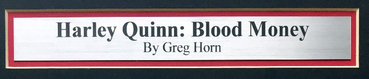 Greg Horn Signed "Harley Quinn: Blood Money" 17x25 Custom Framed Lithograph (Sports Integrity COA) at PristineAuction.com Greg Horn Signed "Harley Quinn: Blood Money" 17x25 Custom Framed Lithograph (Sports Integrity COA) at PristineAuction.com