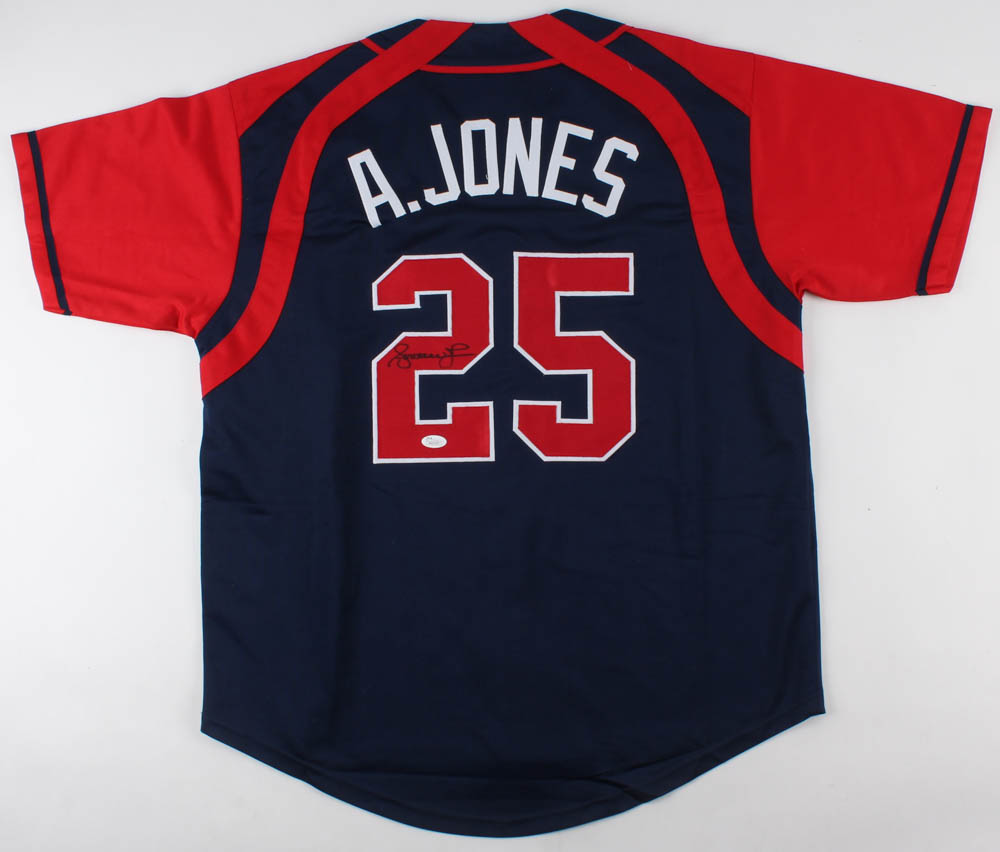 Andruw Jones Signed Braves "Curacao Kid" Jersey (JSA COA) at PristineAuction.com Andruw Jones Signed Braves "Curacao Kid" Jersey (JSA COA) at PristineAuction.com