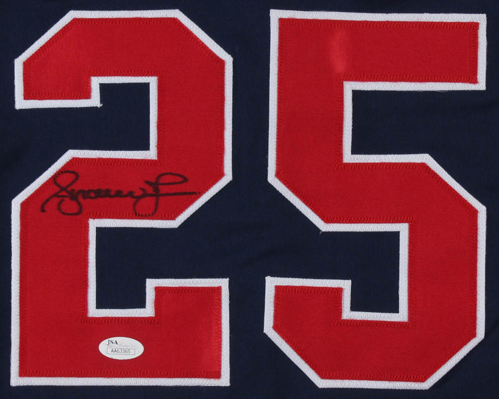 Andruw Jones Signed Braves "Curacao Kid" Jersey (JSA COA) at PristineAuction.com Andruw Jones Signed Braves "Curacao Kid" Jersey (JSA COA) at PristineAuction.com