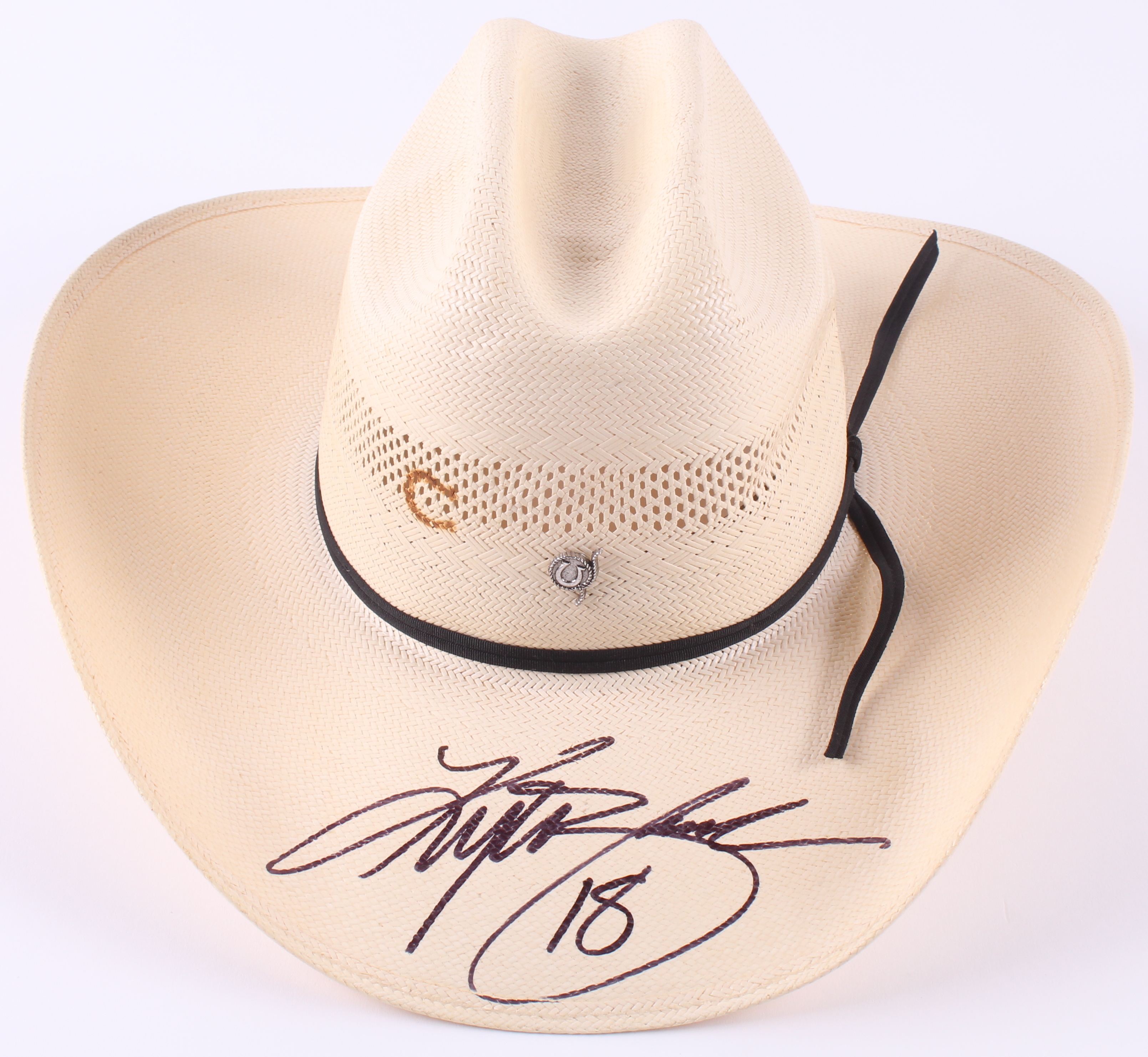 Kyle Busch Signed NASCAR Team Issued JGR 2013 Texas NRA 500 Win Trophy Cowboy Hat (PA COA) at PristineAuction.com Kyle Busch Signed NASCAR Team Issued JGR 2013 Texas NRA 500 Win Trophy Cowboy Hat (PA COA) at PristineAuction.com