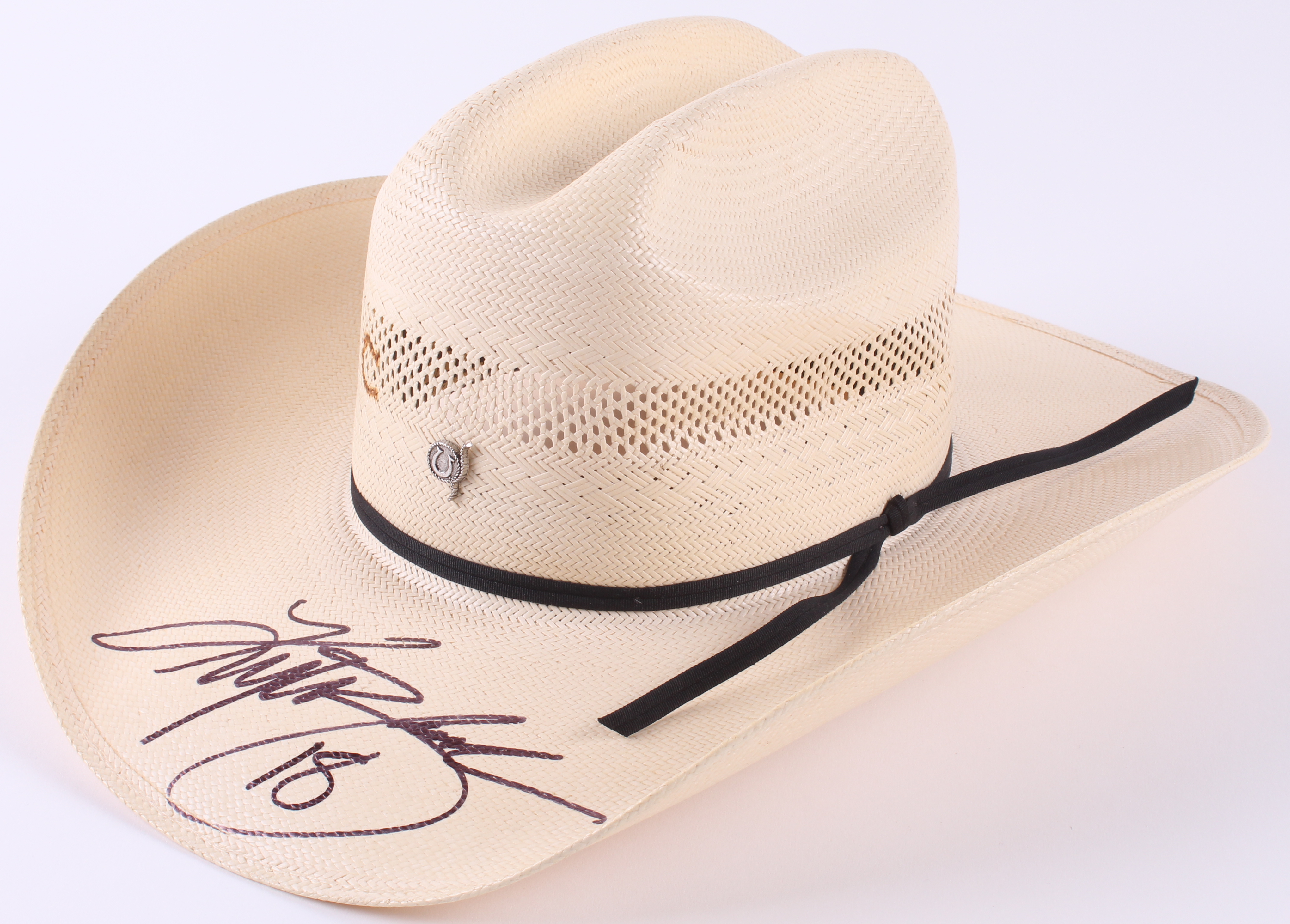 Kyle Busch Signed NASCAR Team Issued JGR 2013 Texas NRA 500 Win Trophy Cowboy Hat (PA COA) at PristineAuction.com Kyle Busch Signed NASCAR Team Issued JGR 2013 Texas NRA 500 Win Trophy Cowboy Hat (PA COA) at PristineAuction.com