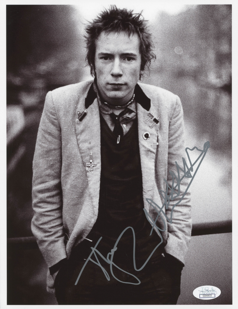 Johnny Rotten Signed 8x10 Photo (JSA Hologram) | Pristine Auction
