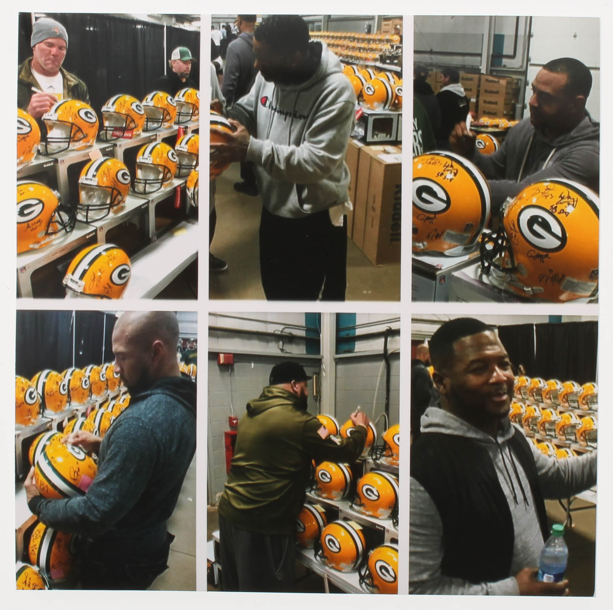 LE Super Bowl XXXI Champions Packers Full-Size Authentic On-Field Helmet Team-Signed by (23) With Brett Favre, Chris Jackie, Dorsey Levens (Radtke COA) at PristineAuction.com LE Super Bowl XXXI Champions Packers Full-Size Authentic On-Field Helmet Team-Signed by (23) With Brett Favre, Chris Jackie, Dorsey Levens (Radtke COA) at PristineAuction.com