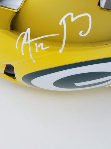 Aaron Rodgers Signed Packers Chrome Full-Size Authentic On-Field Speed Helmet (Steiner COA) at PristineAuction.com Aaron Rodgers Signed Packers Chrome Full-Size Authentic On-Field Speed Helmet (Steiner COA) at PristineAuction.com