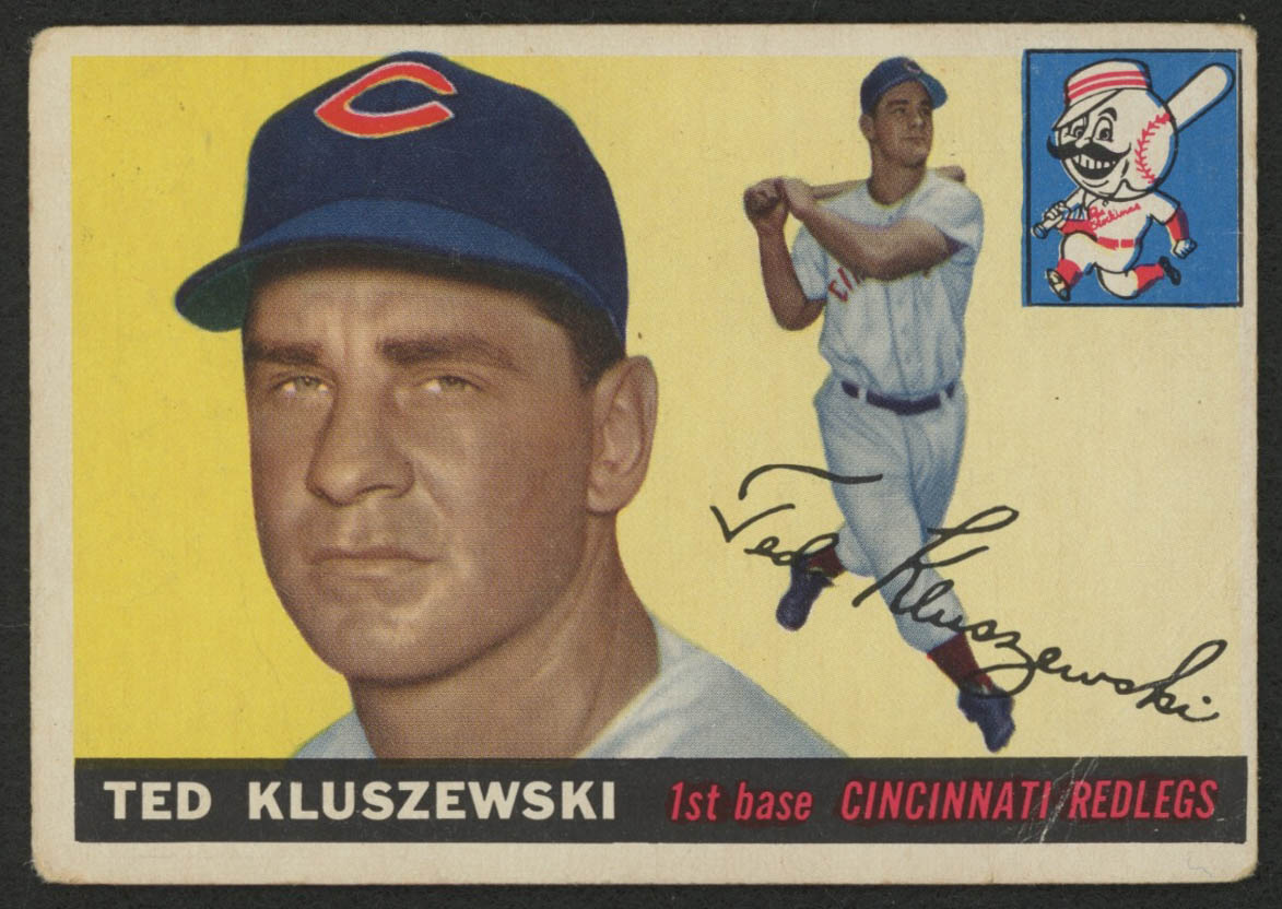 1955 Topps #120 Ted Kluszewski at PristineAuction.com 1955 Topps #120 Ted Kluszewski at PristineAuction.com