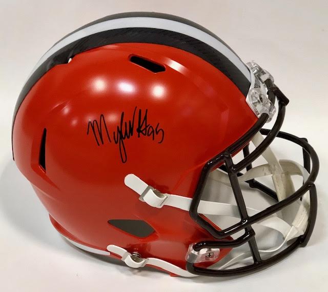 Myles Garrett Signed Browns Full-Sized Speed Helmet (JSA COA) at PristineAuction.com Myles Garrett Signed Browns Full-Sized Speed Helmet (JSA COA) at PristineAuction.com
