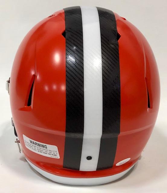 Myles Garrett Signed Browns Full-Sized Speed Helmet (JSA COA) at PristineAuction.com Myles Garrett Signed Browns Full-Sized Speed Helmet (JSA COA) at PristineAuction.com